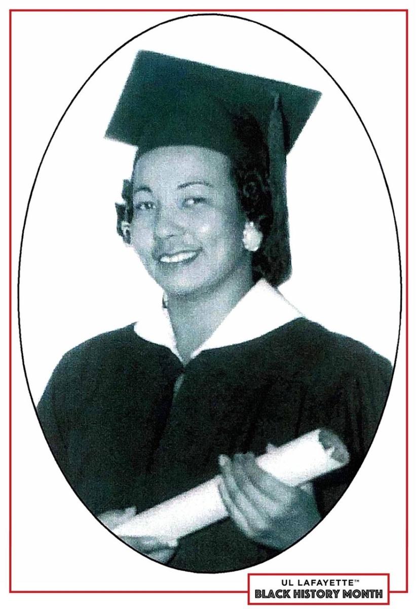 Christiana Smith of Carencro was the first African American to graduate from SLI