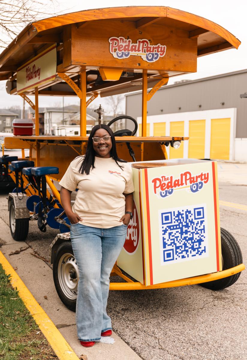 The Pedal Party owner, DaAsia