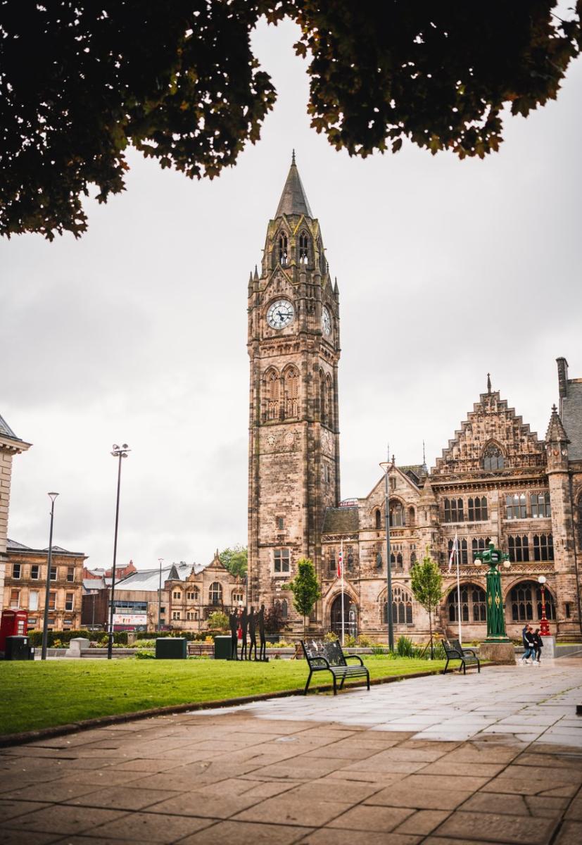 The Exterior of Rochdale Town Hall