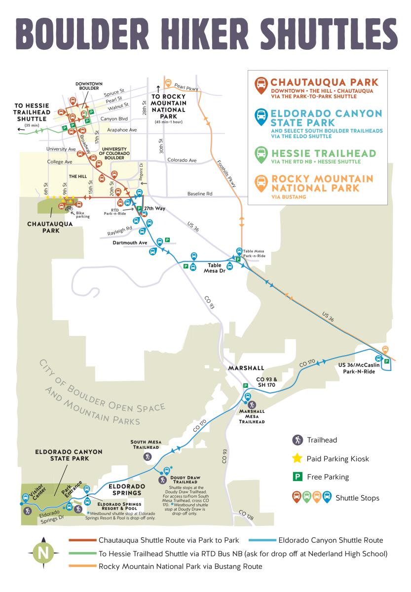 Hiker Shuttle Integrated Map 2026