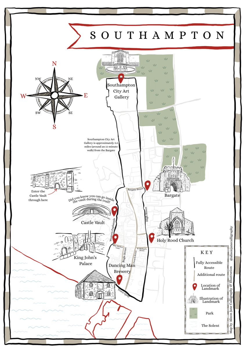 City Reflections Trail Map