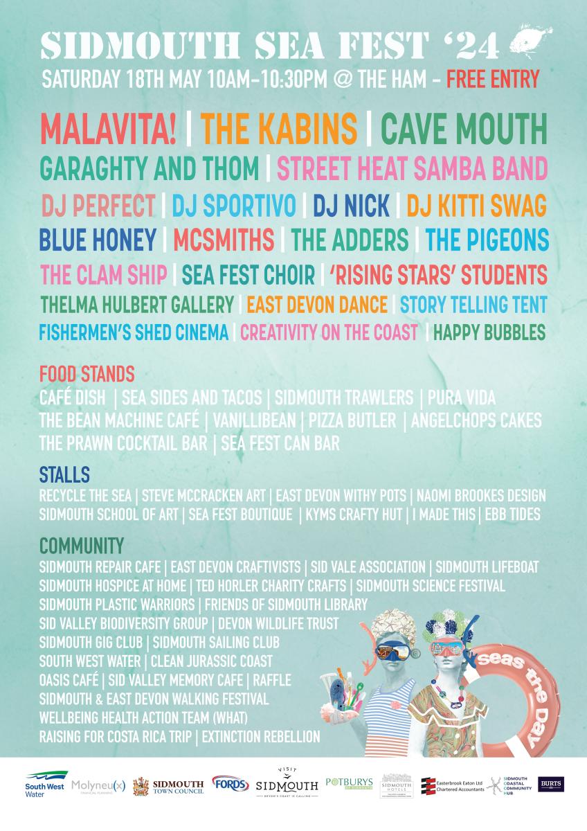 Sidmouth Sea Fest poster