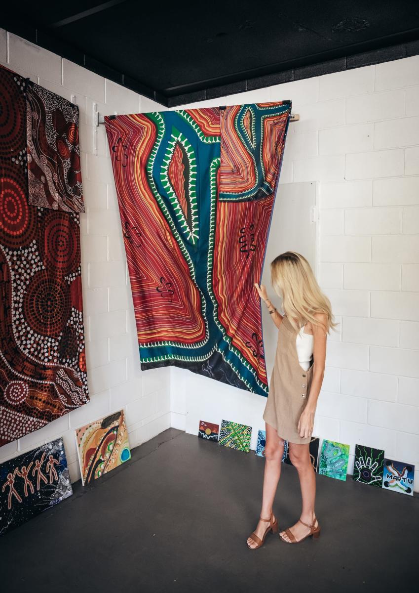 Textiles at Martingunya Art Centre Nullagine
