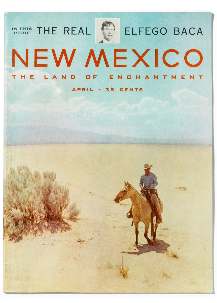 New Mexico Magazine April 1960 cover.