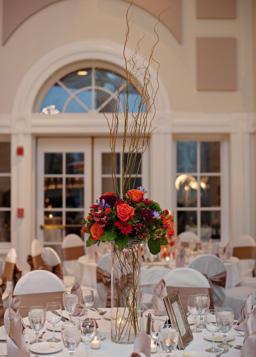 Inside View Of The River Run Country Club Wedding