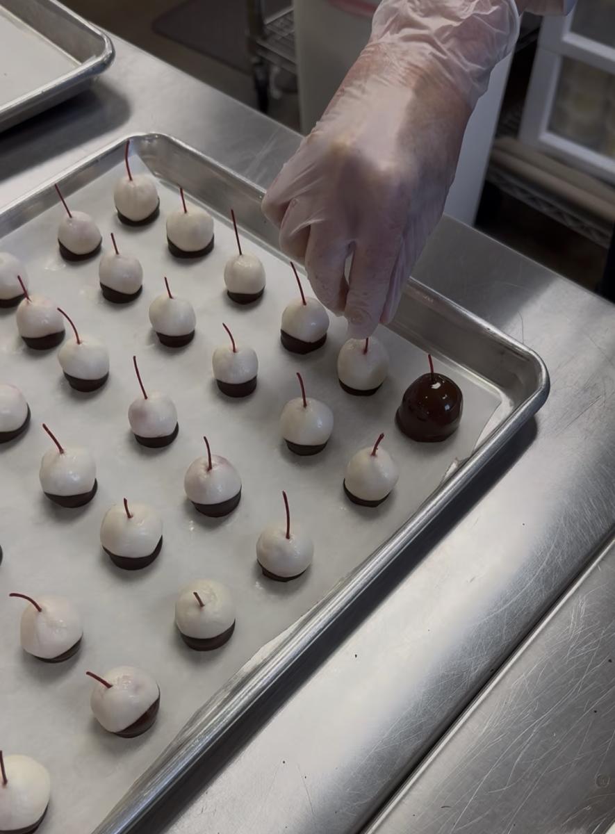 chocolate covered cherries at morgan price candy