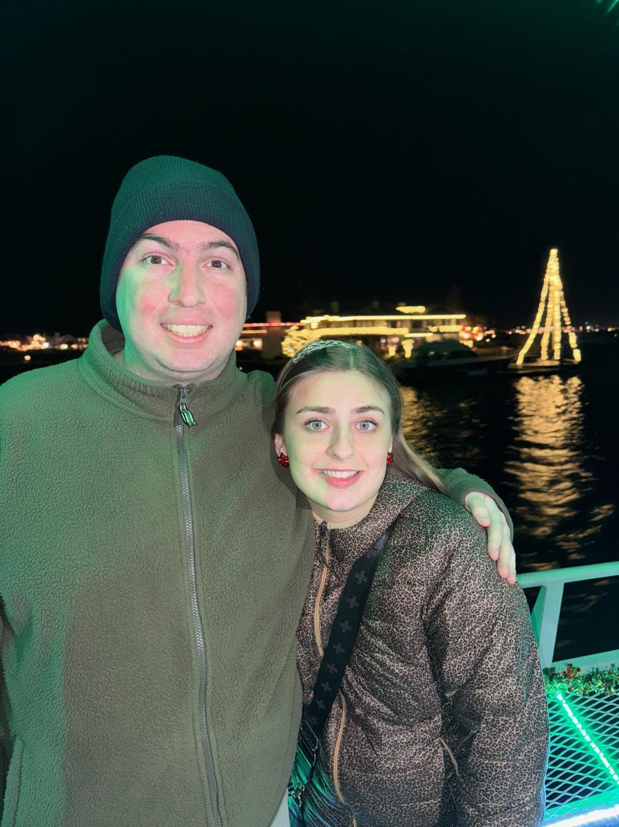 Abbey from love on the specrum at Newport beach boat parade