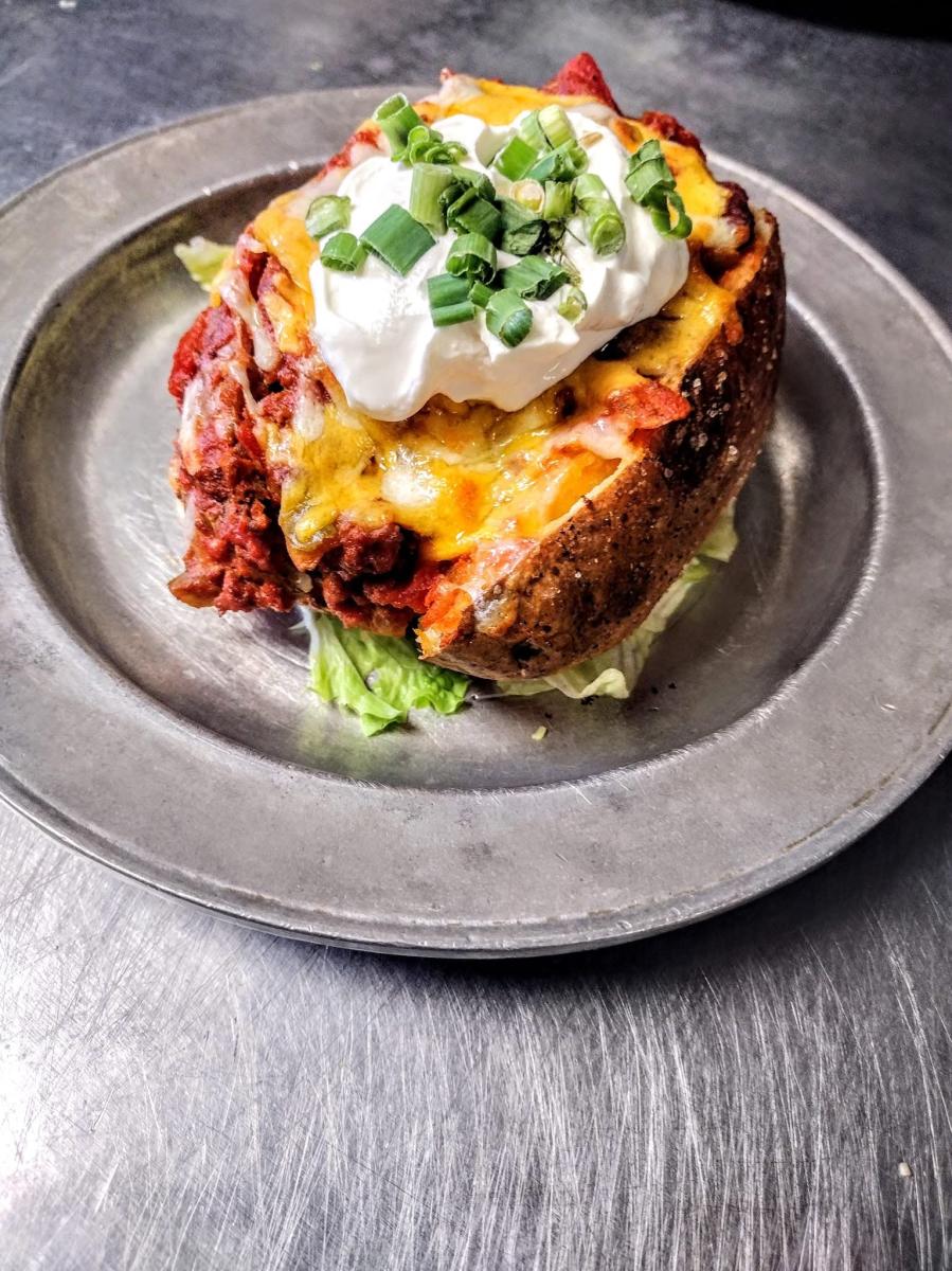 Bison chili at Jean Bonnet Tavern