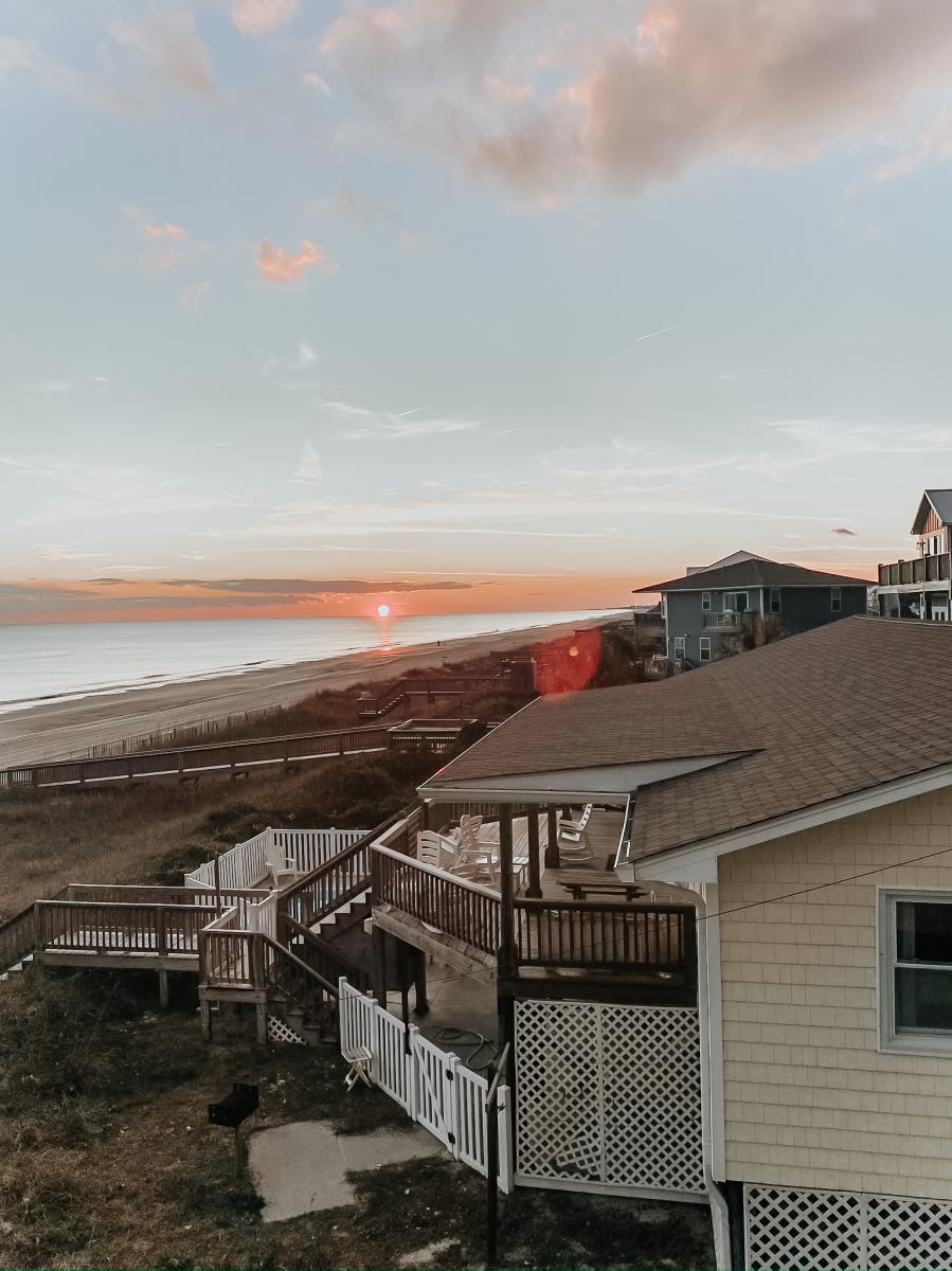 The Coastal Blonde Sunset