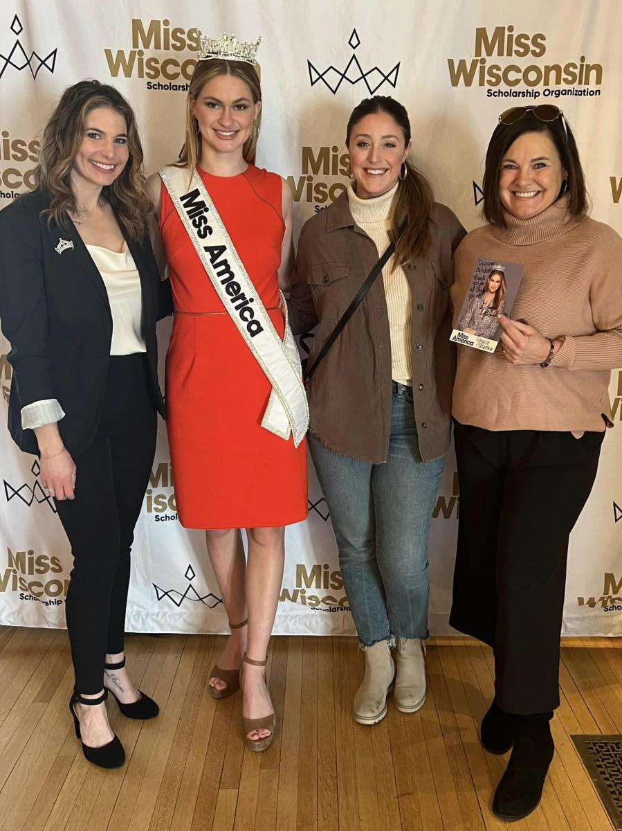 Miss America with Discover Oshkosh