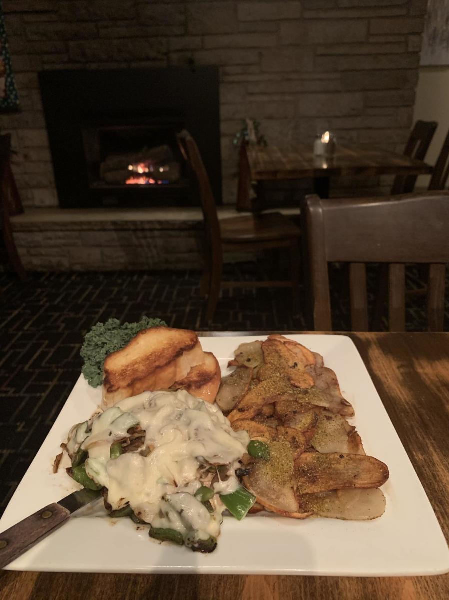 Indoor Fireplace at Chalice Restaurant in Oshkosh, WI