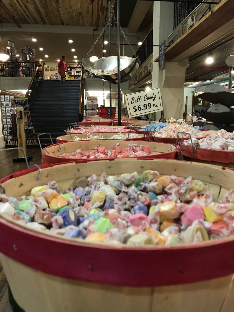 candy bins at ug white