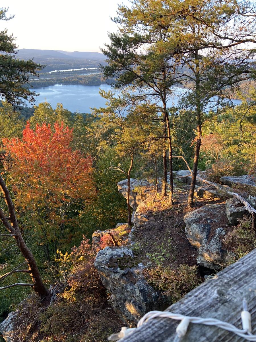 Picture overlooking Lake Guntersville from Pisgah Gorge