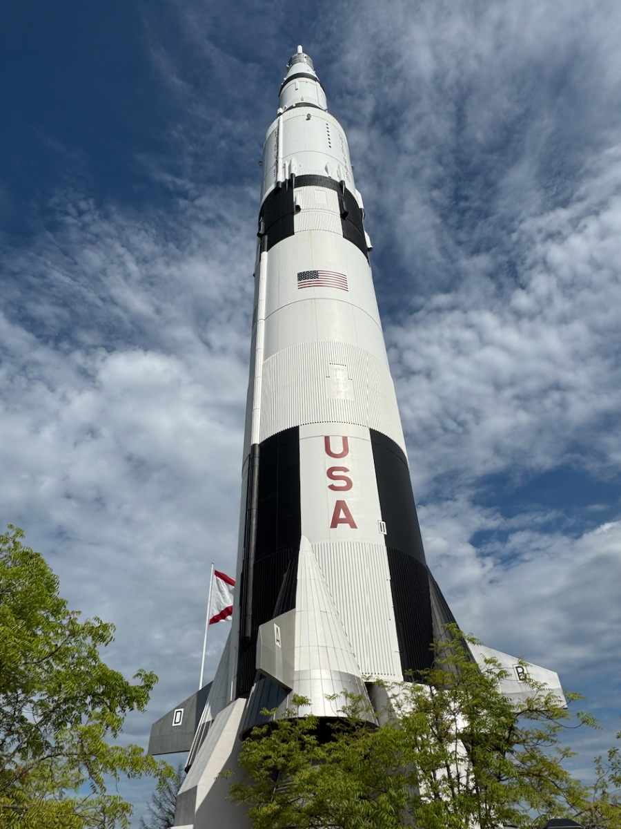 large rocket at u.s. space and rocket center