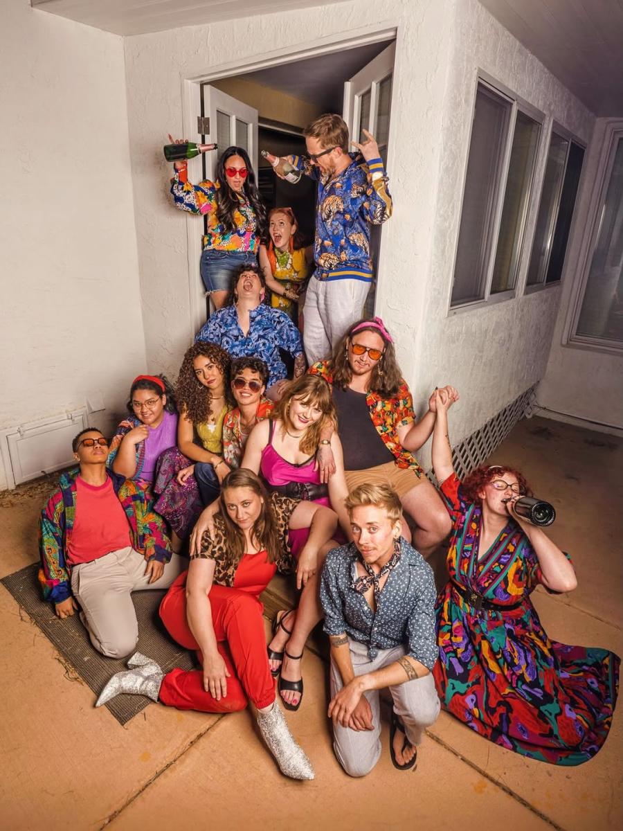 The cast of Duke City Repertory Theatre's Bard Crawl "Comedy of Errors."