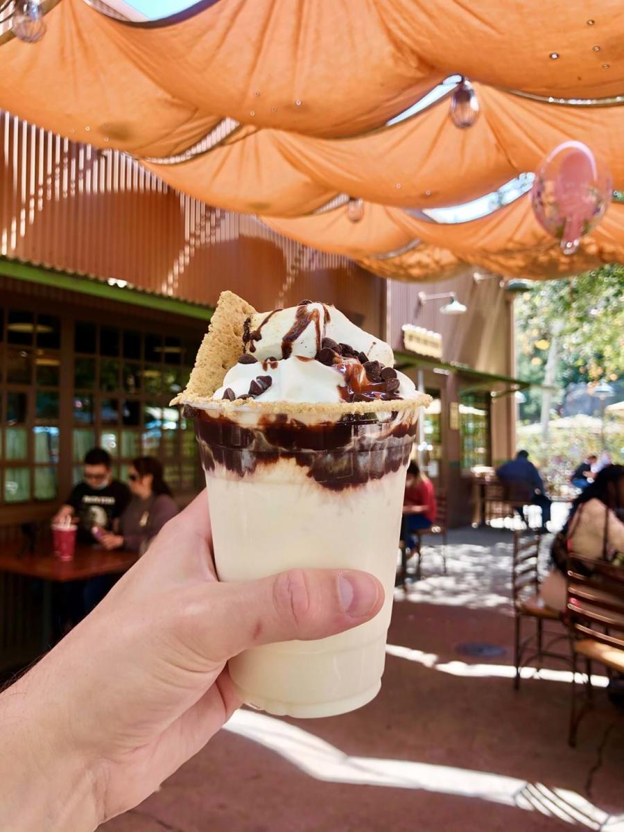 S'mores Shake from Smokejumpers Grill in Disney California Adventure