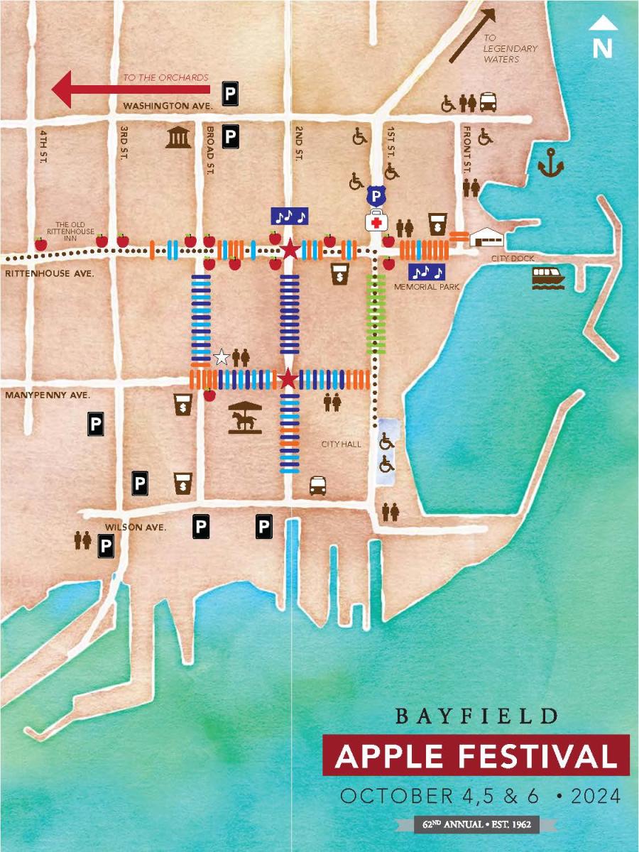 2024 Apple Festival Grounds Map