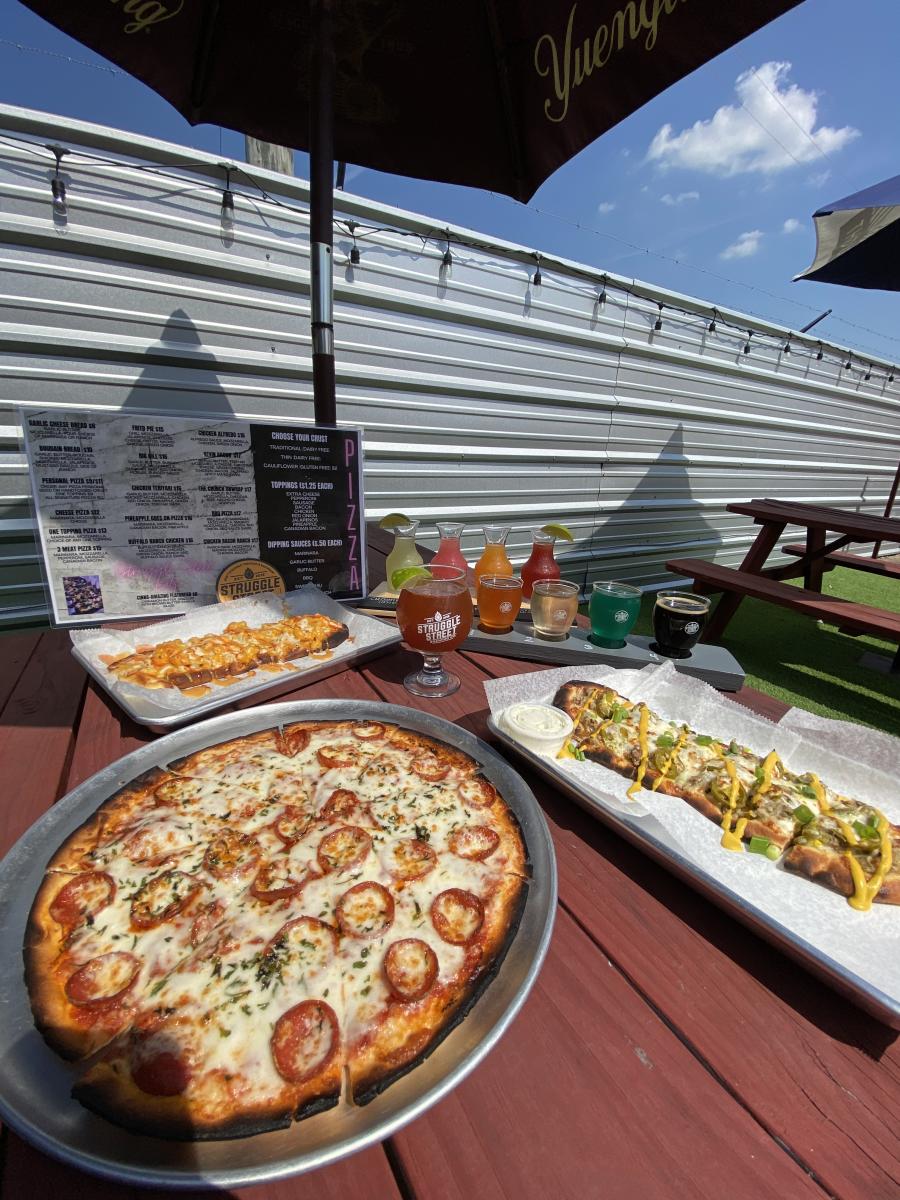 Struggle Street Brewing Pizza