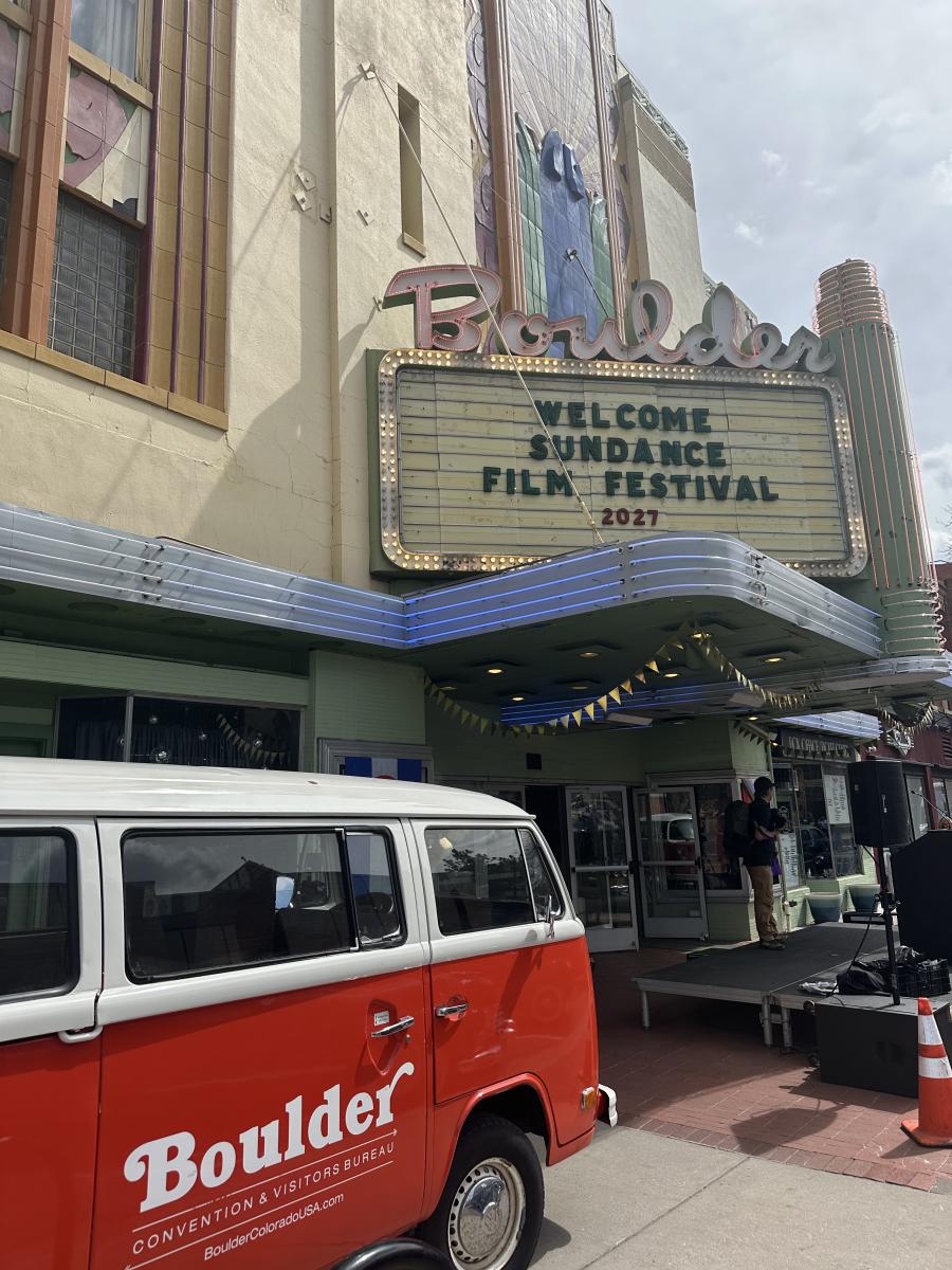 Sundance Sign at Boulder Theater