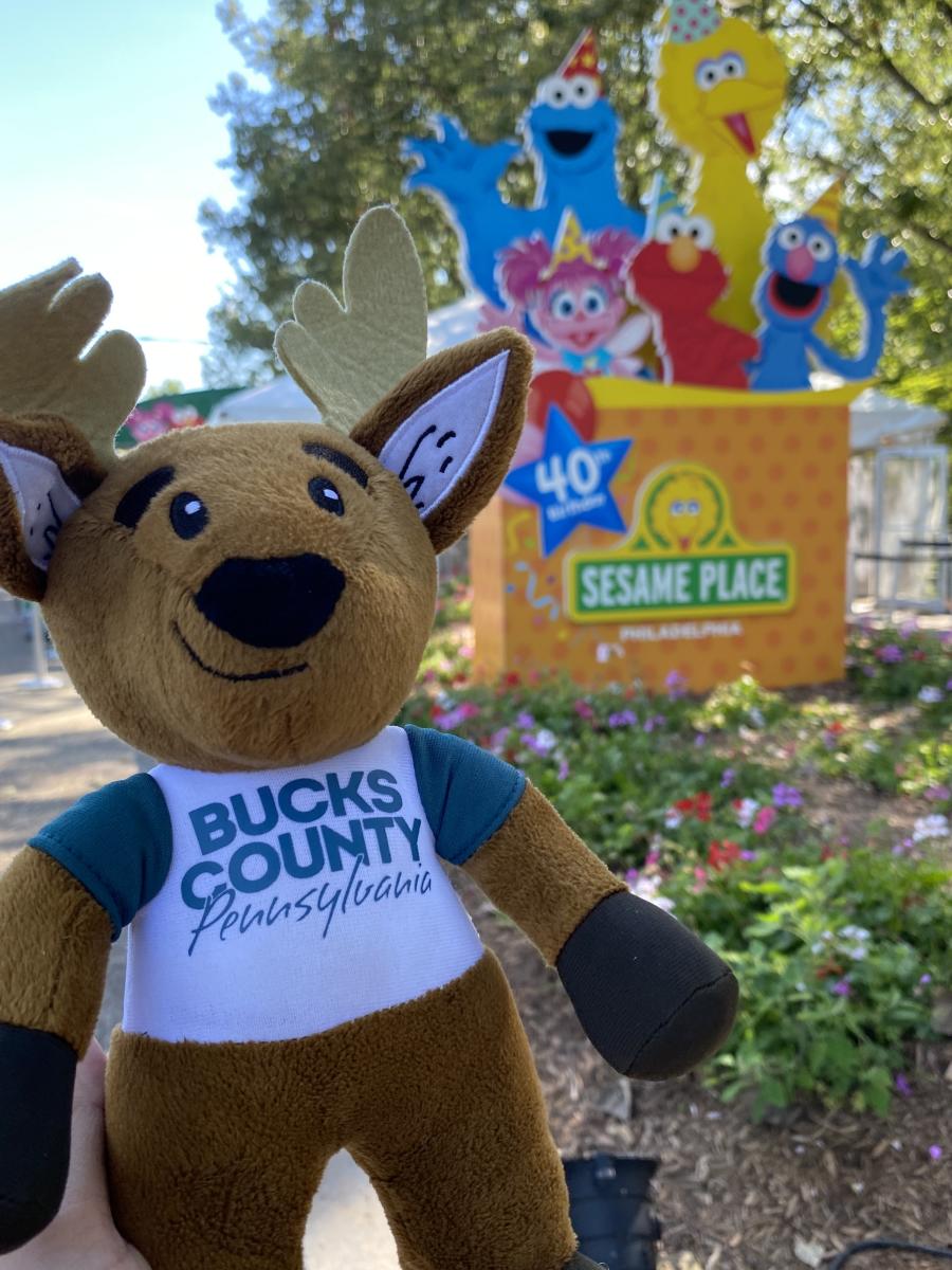 Bucky at Sesame Place