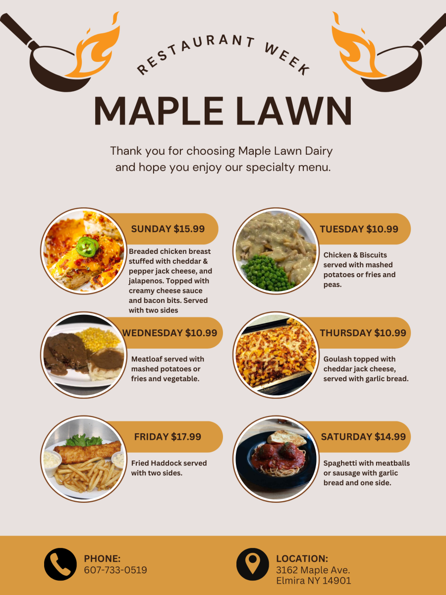 Maple Lawn RW Menu
