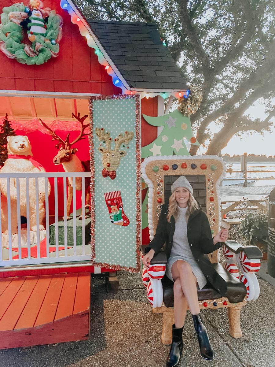 The Coastal Blonde Beaufort Santa's Chair