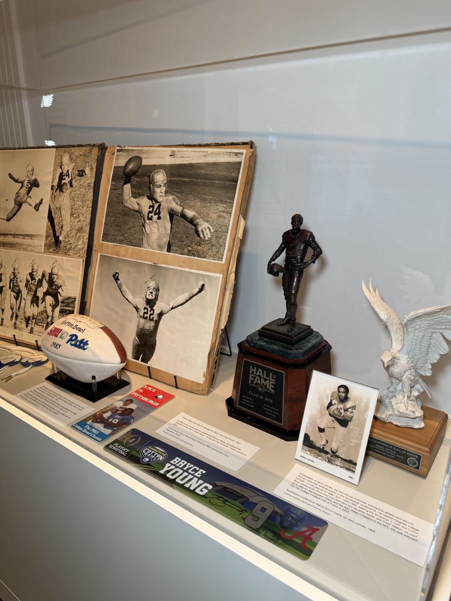 Football exhibit george w bush center