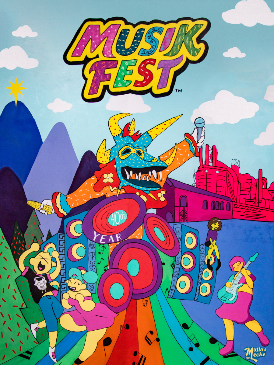 The 2023 Musikfest Poster by Maltas Con Leche