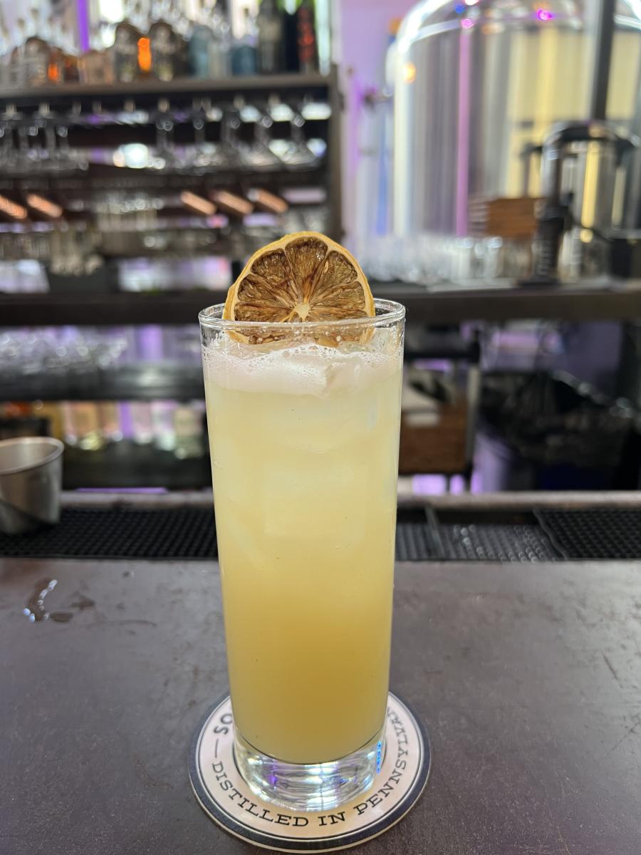 The Pear-ly There mocktail at Social Still Restaurant and Distillery in Bethlehem, Pa.