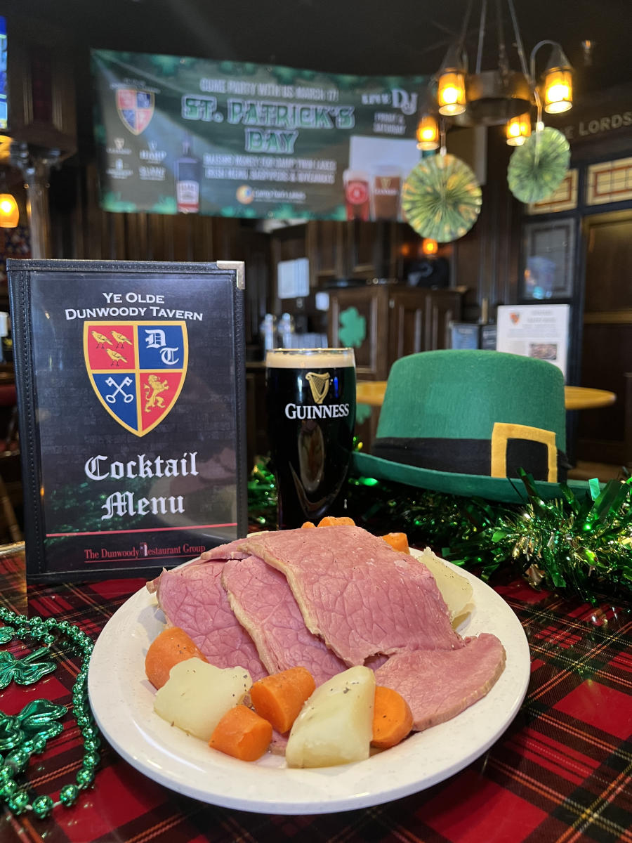 St Patricks Day Dunwoody Tavern Beer Irish Food