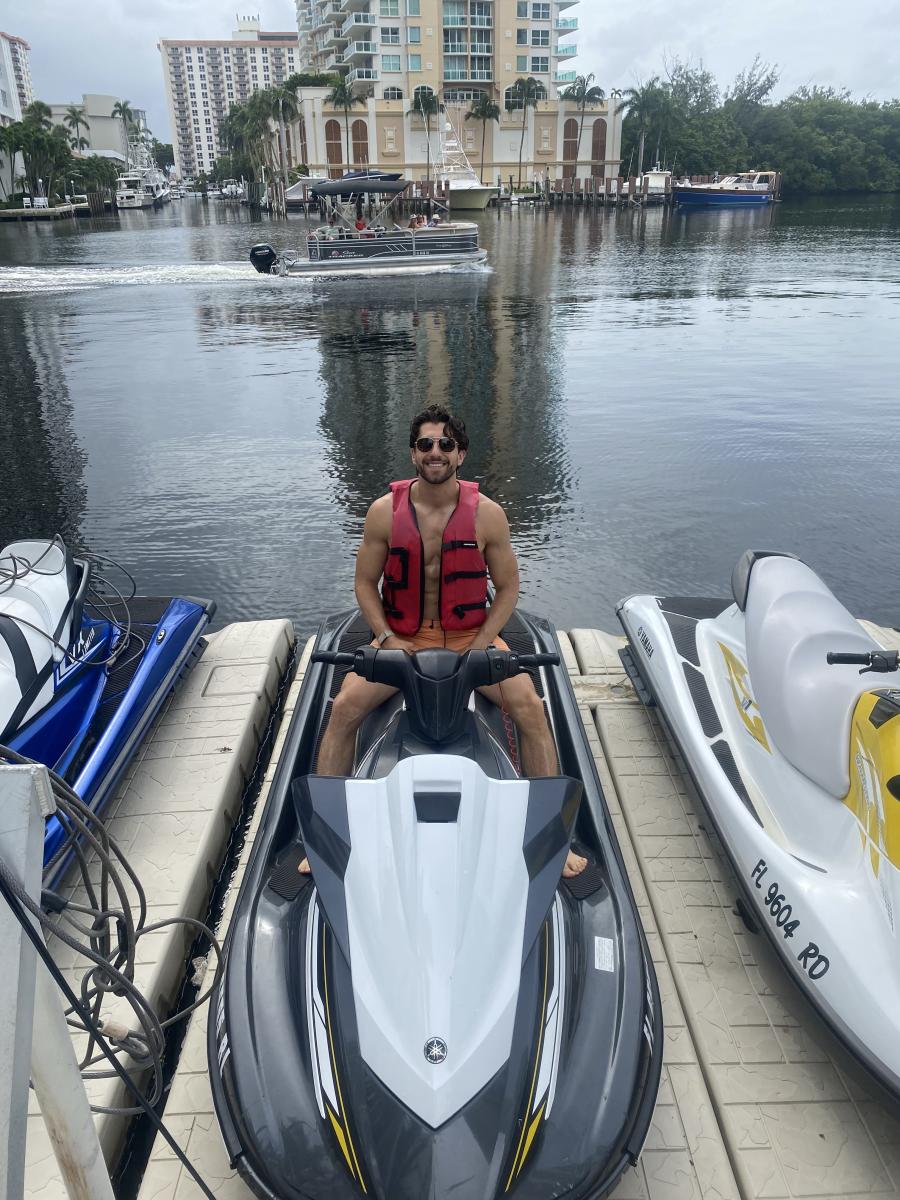 Jason Tartick Jet Skiing