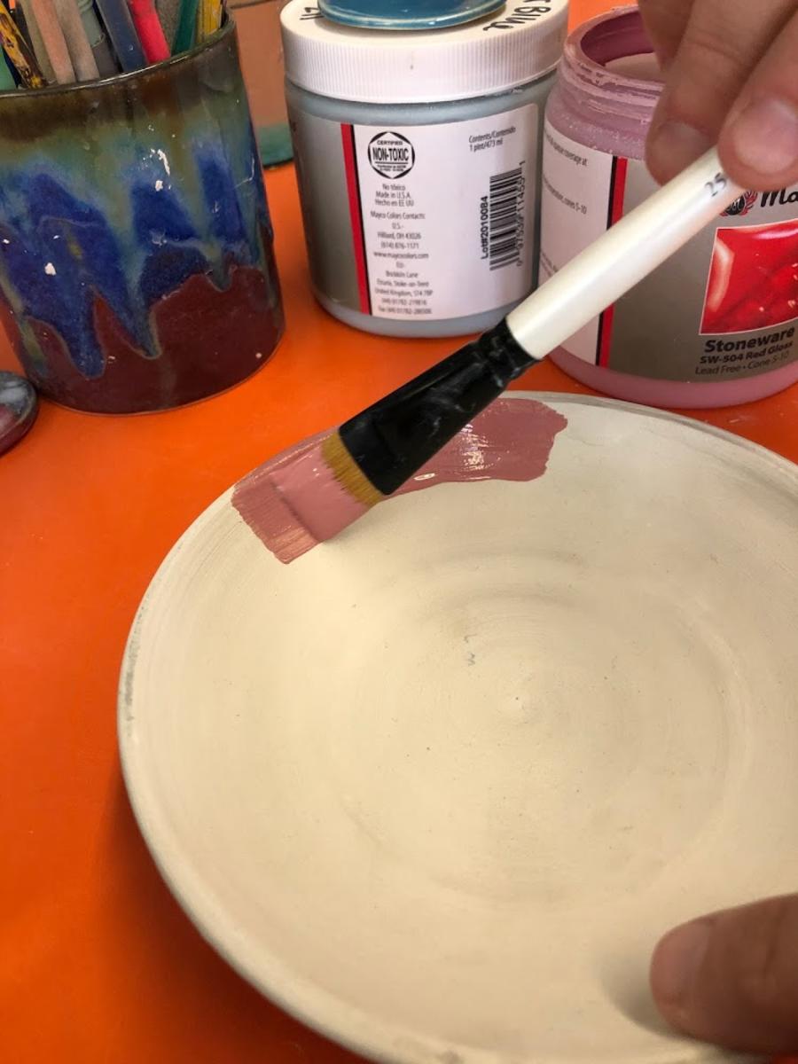 Pottery Glazing