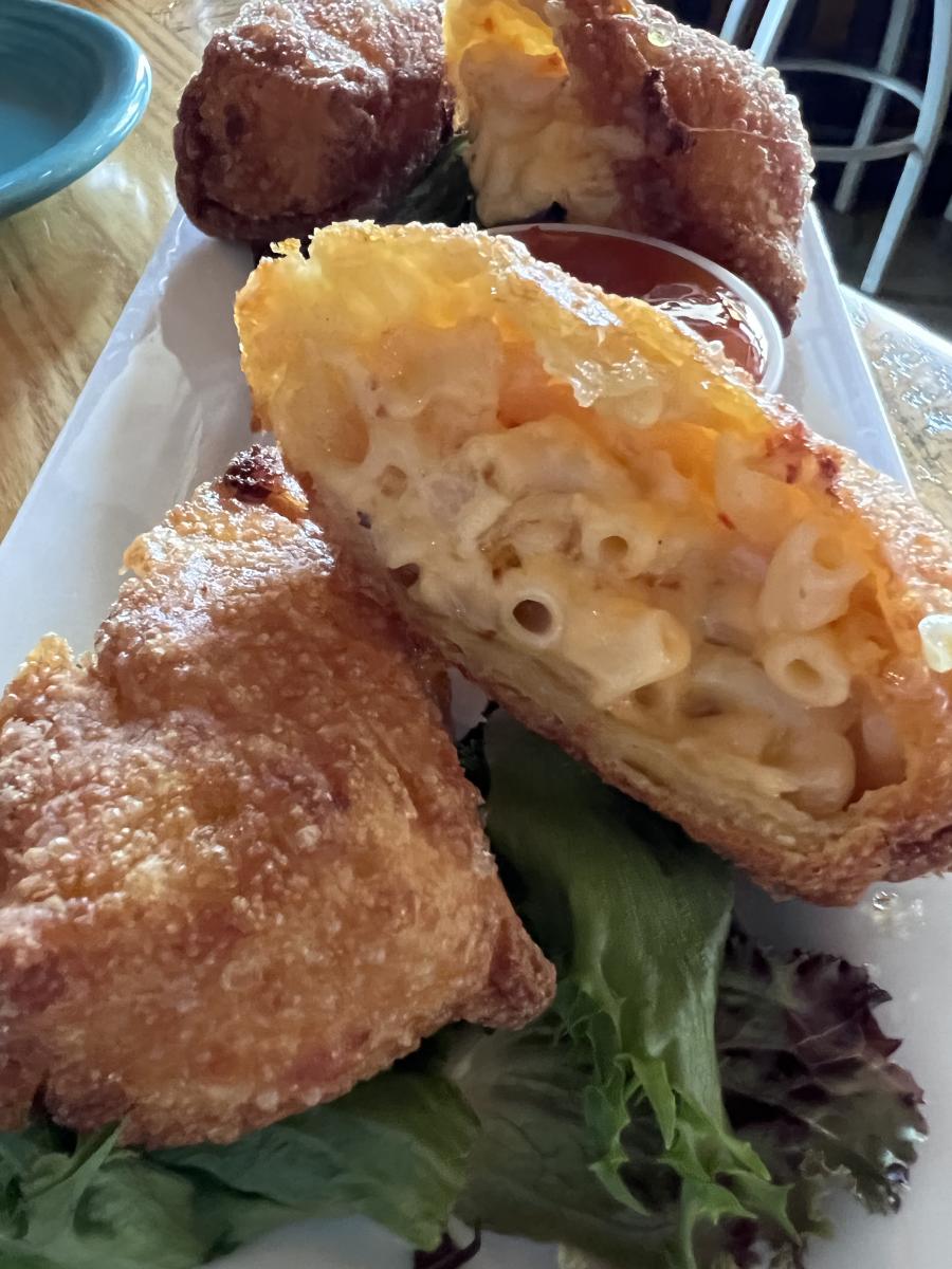 Mac ‘n Egg Rolls From MELT with me in Huntsville, AL