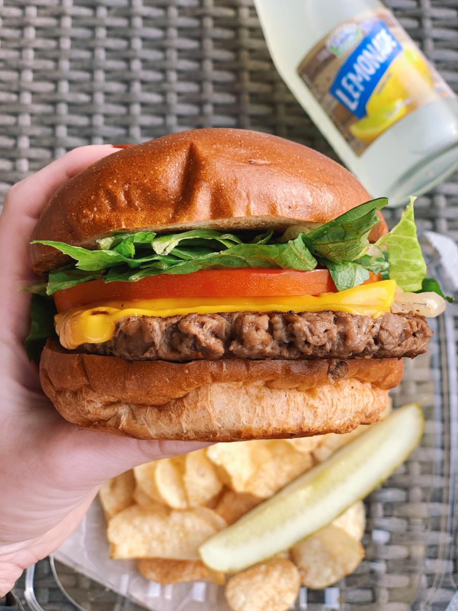 Oakwood Farms Market Vegan Burger