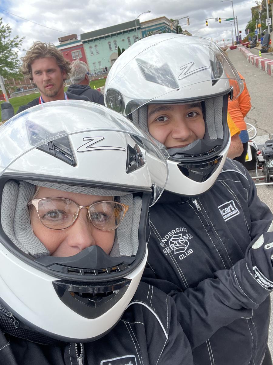 Go Kart Race Anderson Indiana Karyn locke