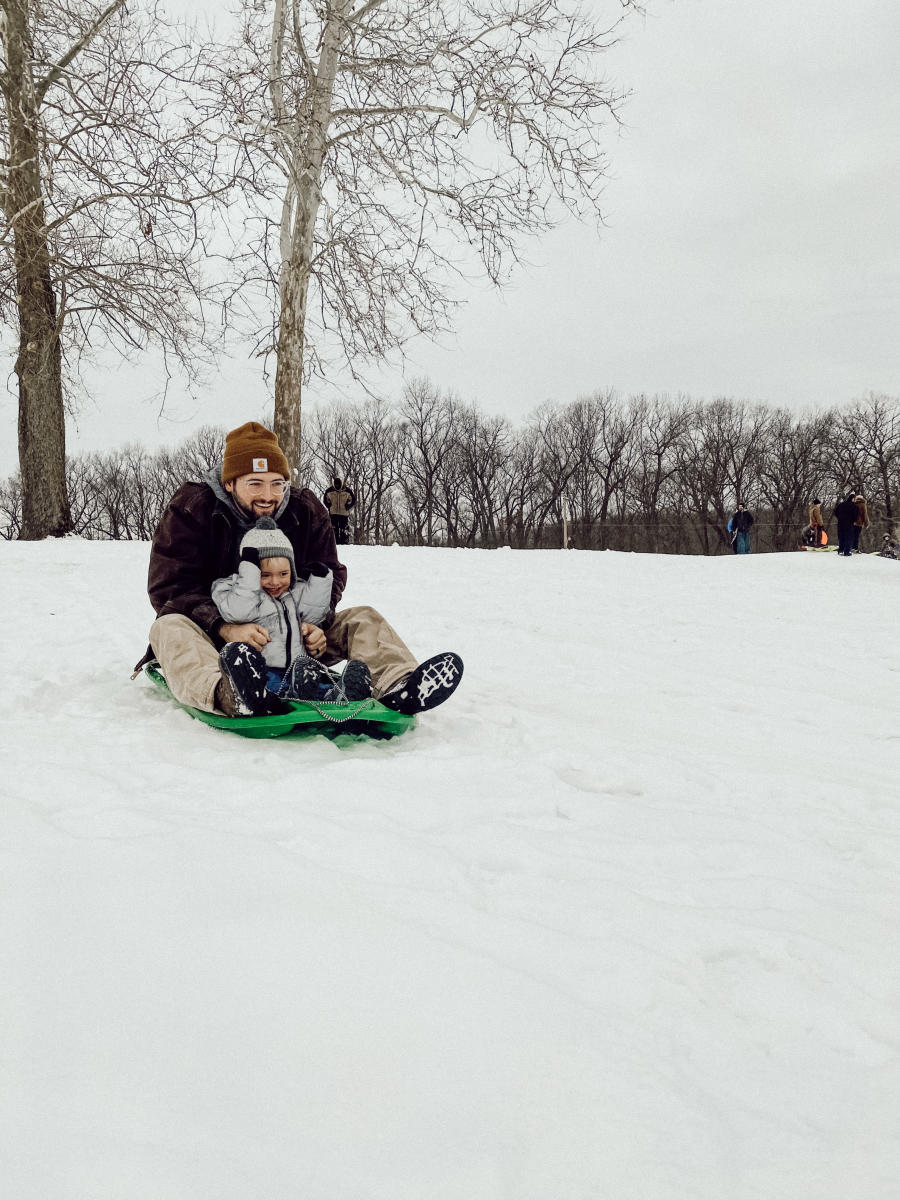 Sledding Milham Park