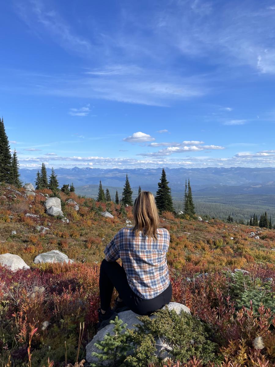 Jensen Kentel Fall Hike at Big White Ski Resort