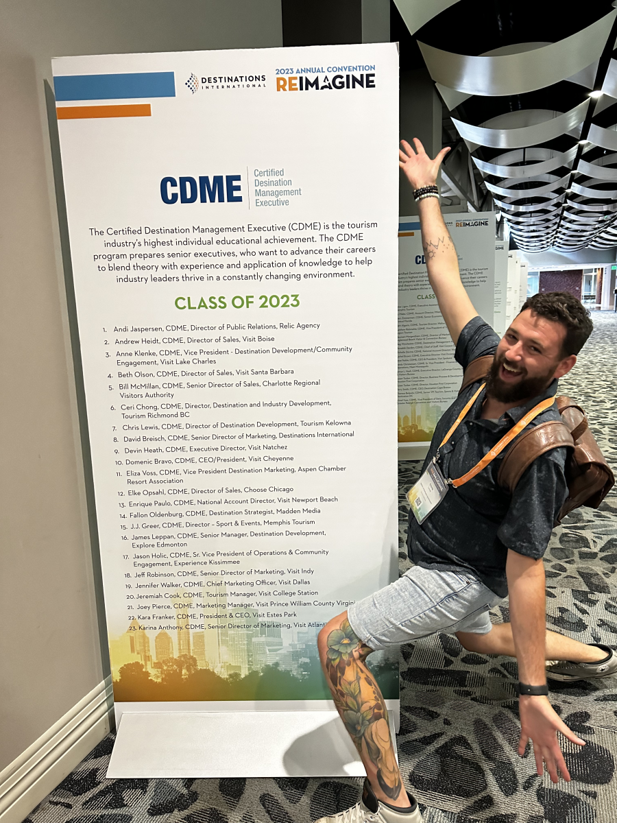 Chris Lewis CDME Graduate
