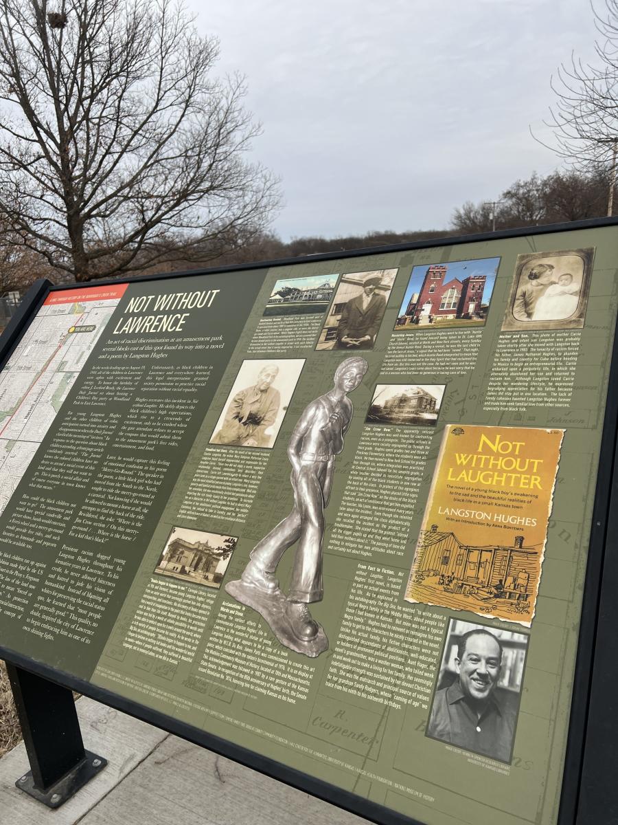 Langston Hughes Marker Burroughs Trail
