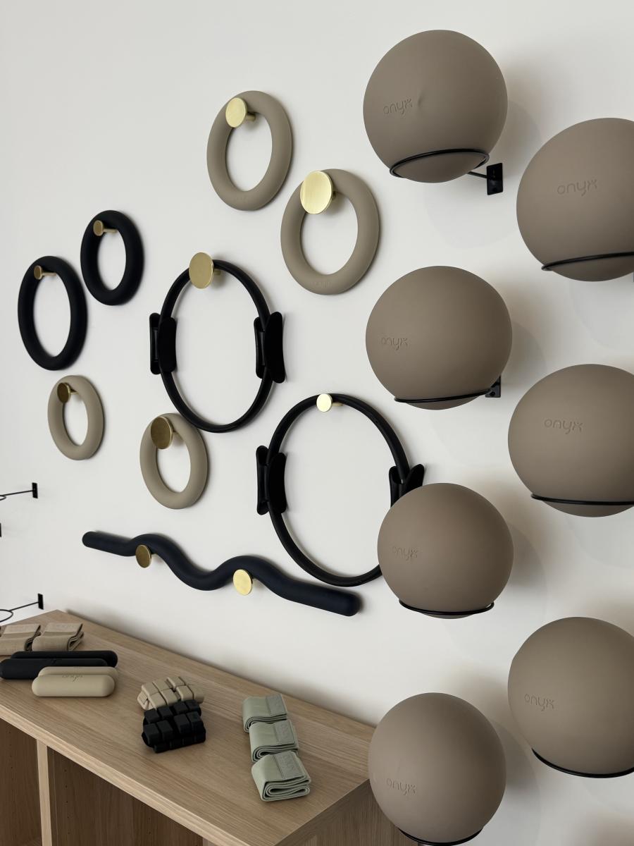 Image shows a picture of the facilities at Stanford Pilates studio.