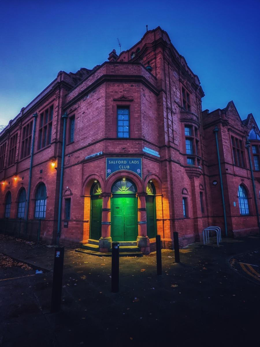 Exterior of Salford Lads Club