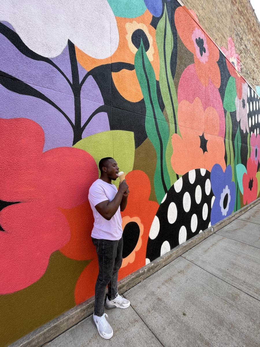 Daisy Mural Downtown Oshkosh