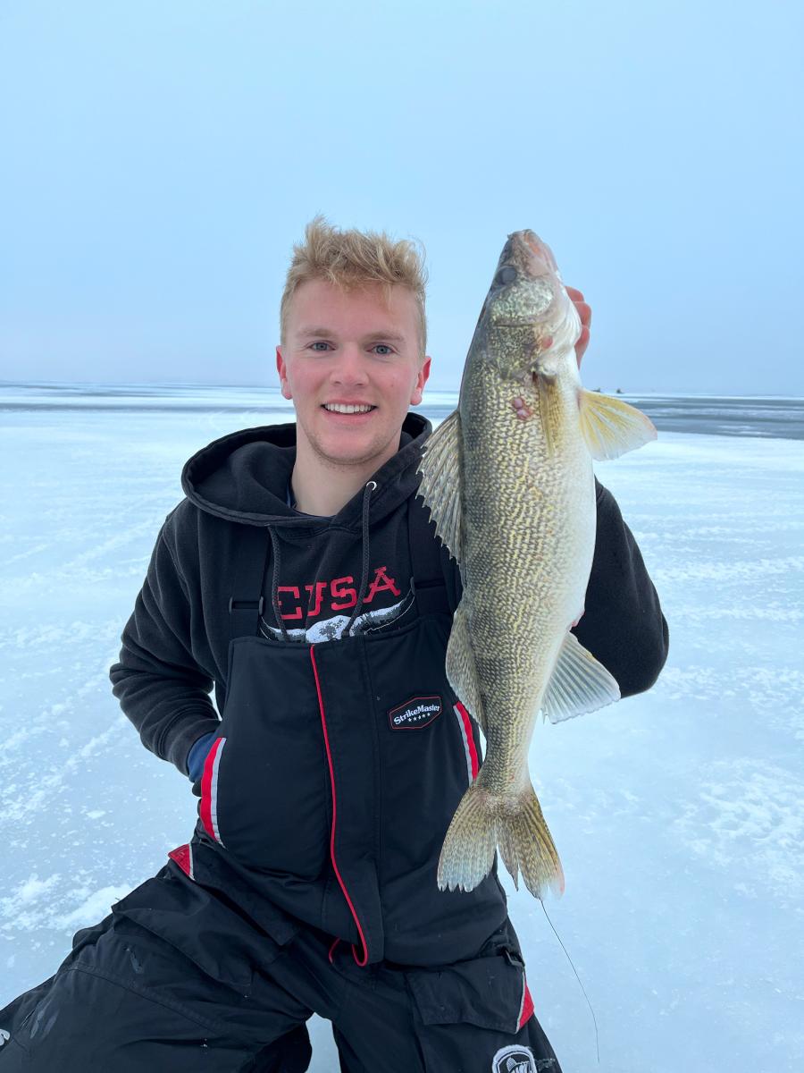 Ice Fishing in Oshkosh, Wisconsin