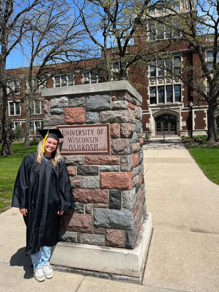 Dempsey Hall Graduation Photo Spot