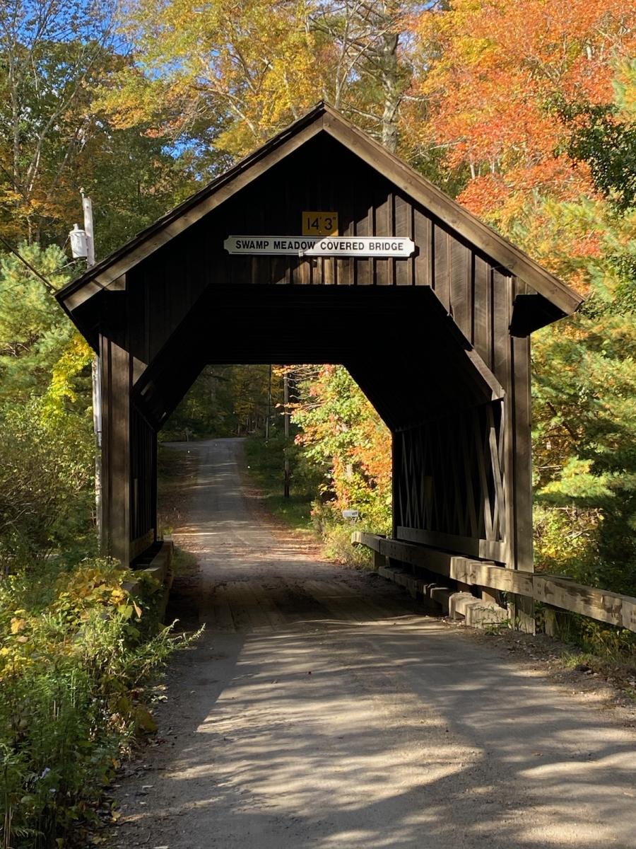 Autumn in New England Tour covered bridge