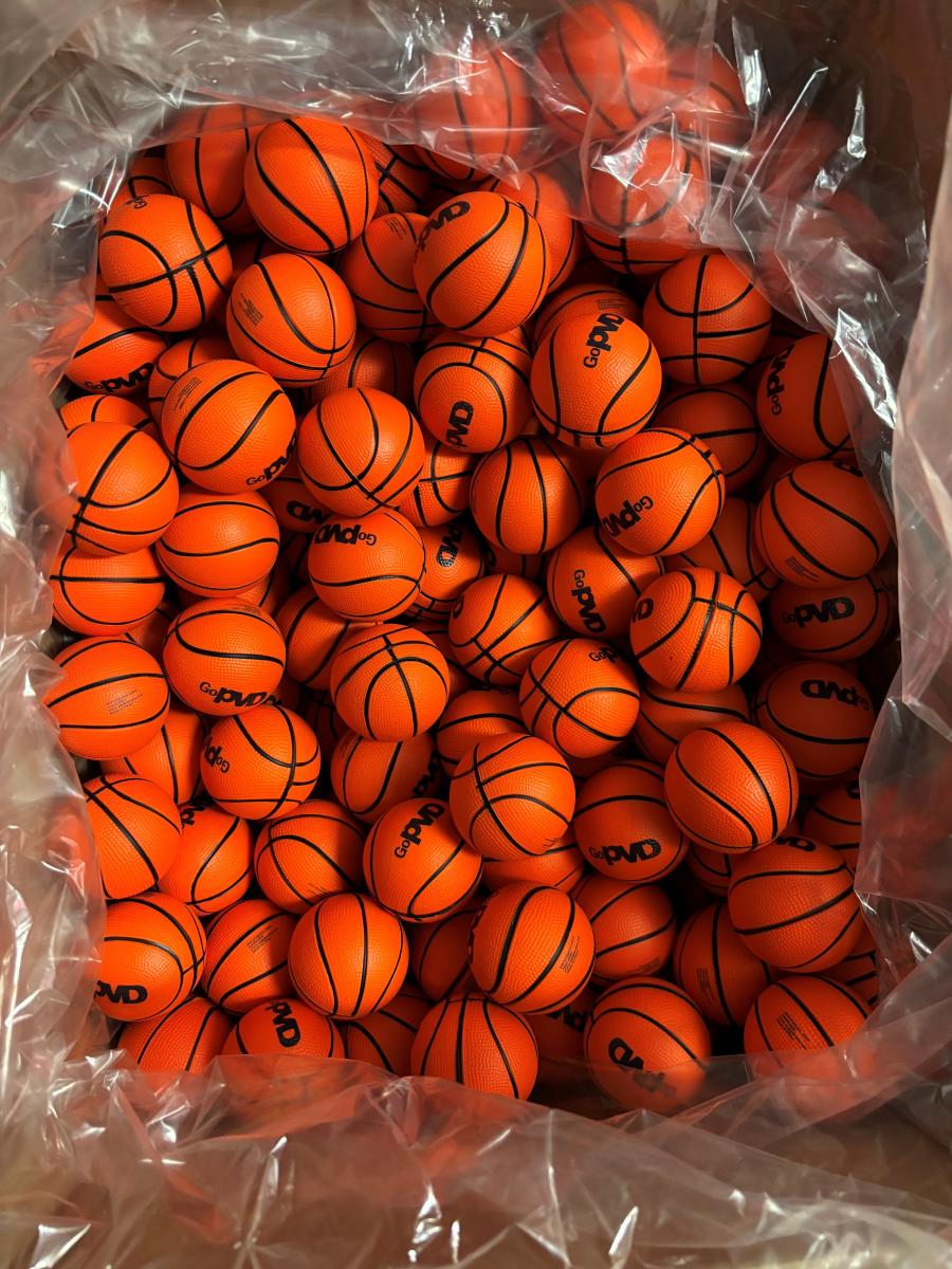 NCAA basketball stress balls