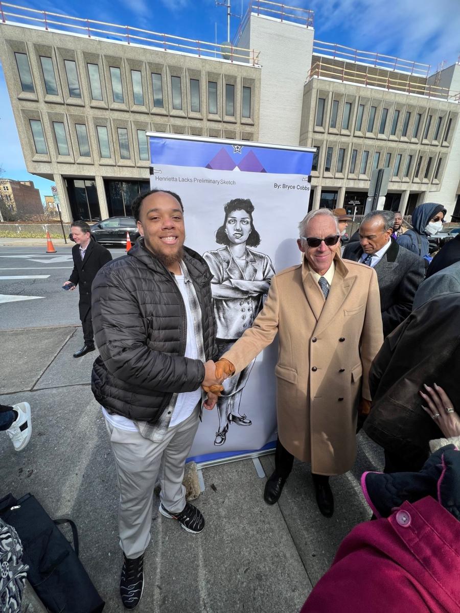 Bryce Cobbs & Larry Bechtel - Henrietta Lacks Sculpture