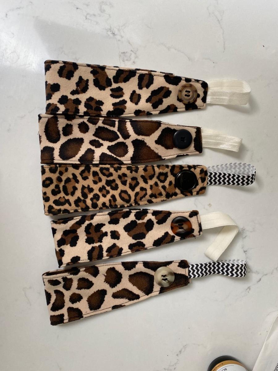 A sample of the headbands created