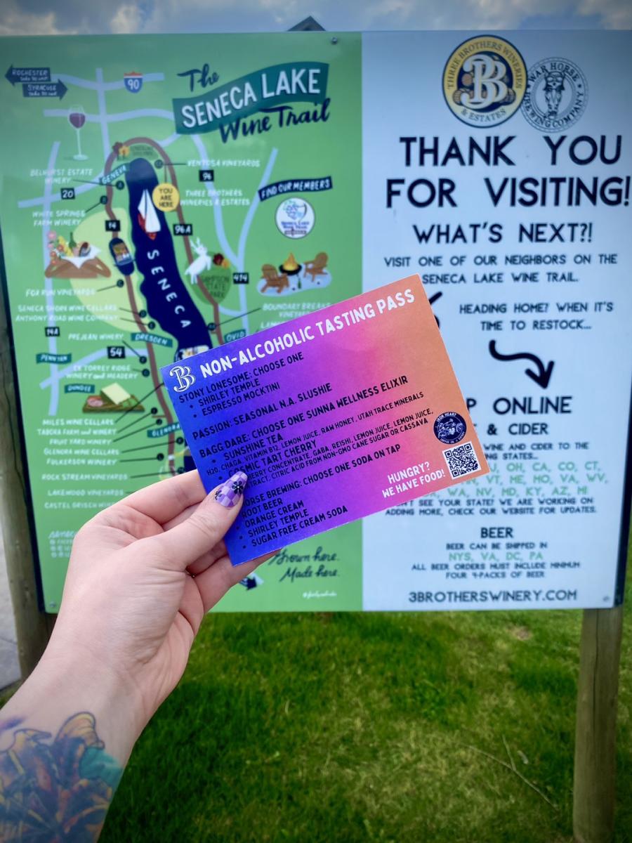 Three Brothers NA tasting pass