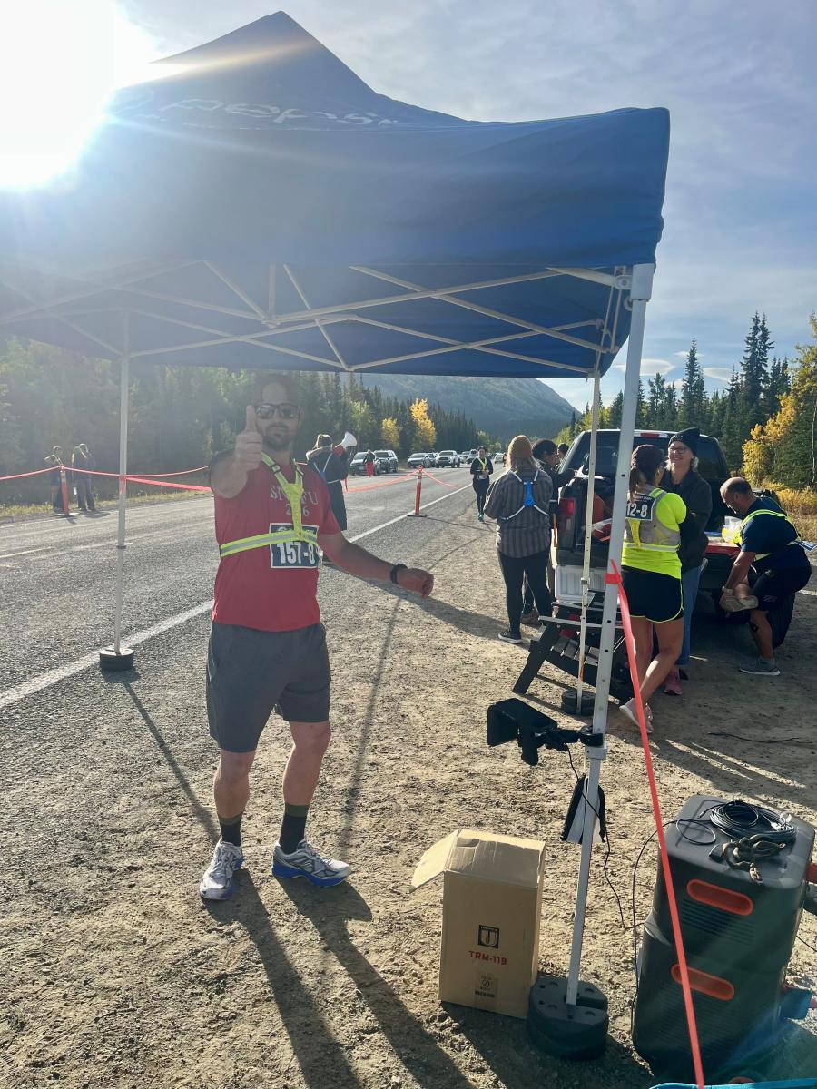 SNAFU Adam getting ready to Start Leg 8